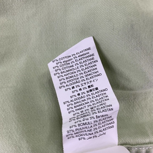 Michael Kors Mens Regular Fit Button Down Shirt Jacket Light Green M - Picture 3 of 4